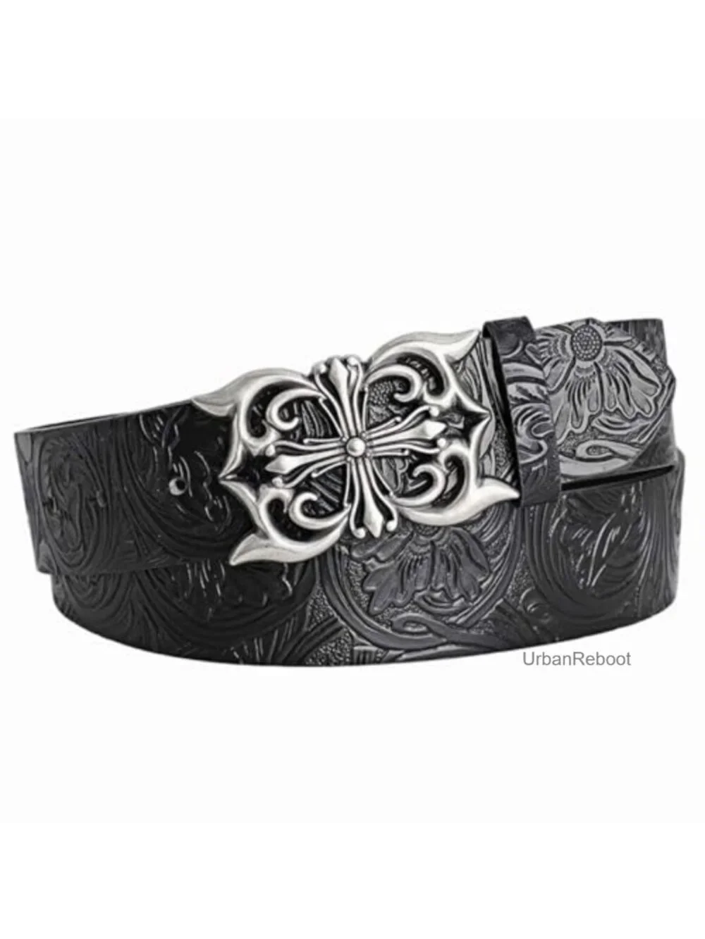Vintage Cross Belt Men Women Faux Leather Western Goth Punk Emo Y2K Belt